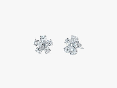 Forget-me-not stud earrings
