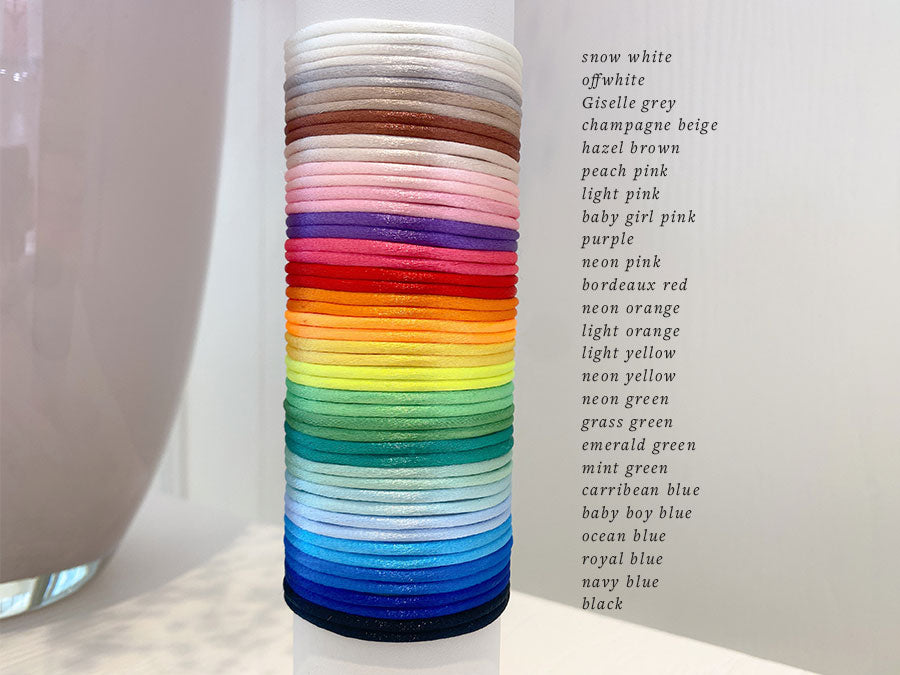 DIAMOND LETTERS RAINBOW SILK BRACELET - MEN