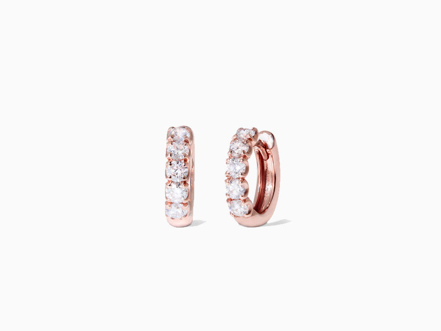 GRACE Diamond Hoops