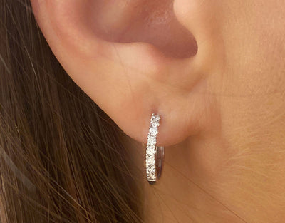 Hailey Diamond Hoops