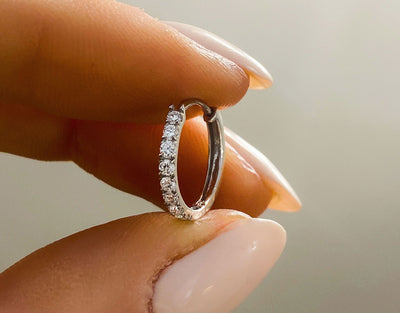 Hailey Diamond Hoops