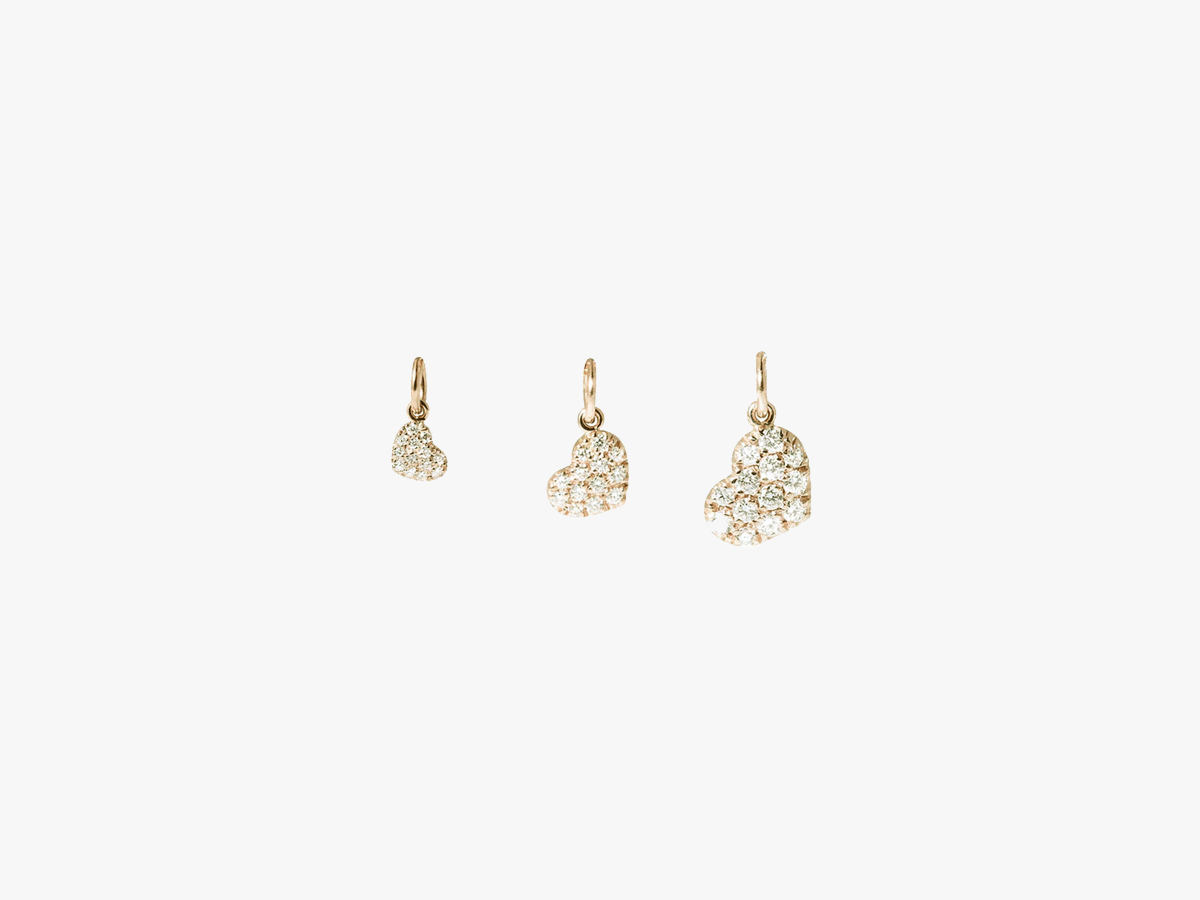 Coeur Diamant Charm