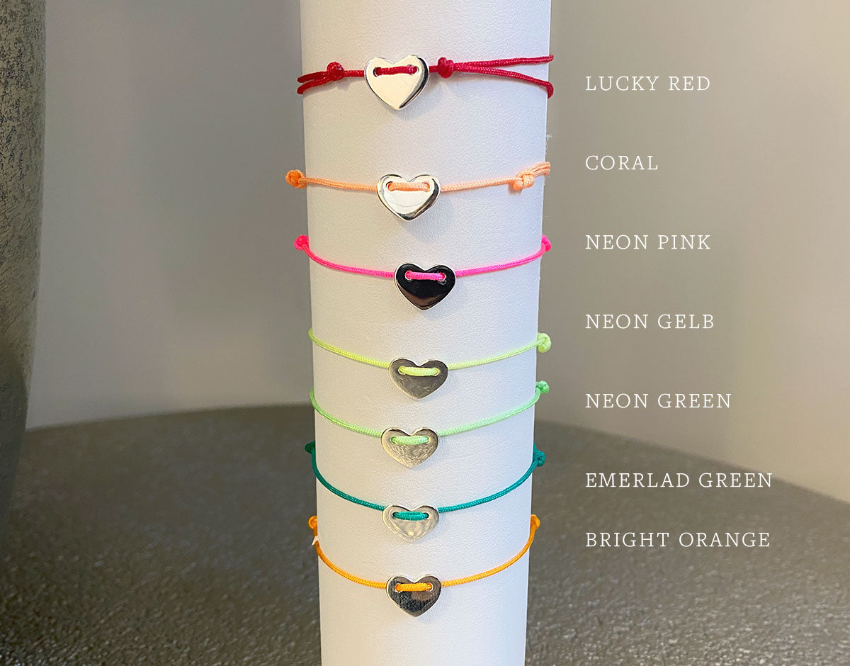Heart bracelet set