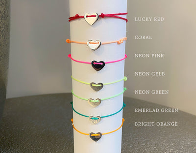 Heart bracelet set