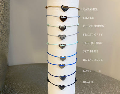 Heart bracelet set