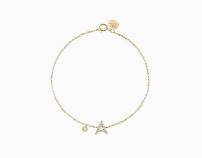 BABY DIAMOND LETTERS BRACELET
