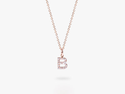 DIAMOND LETTERS necklace