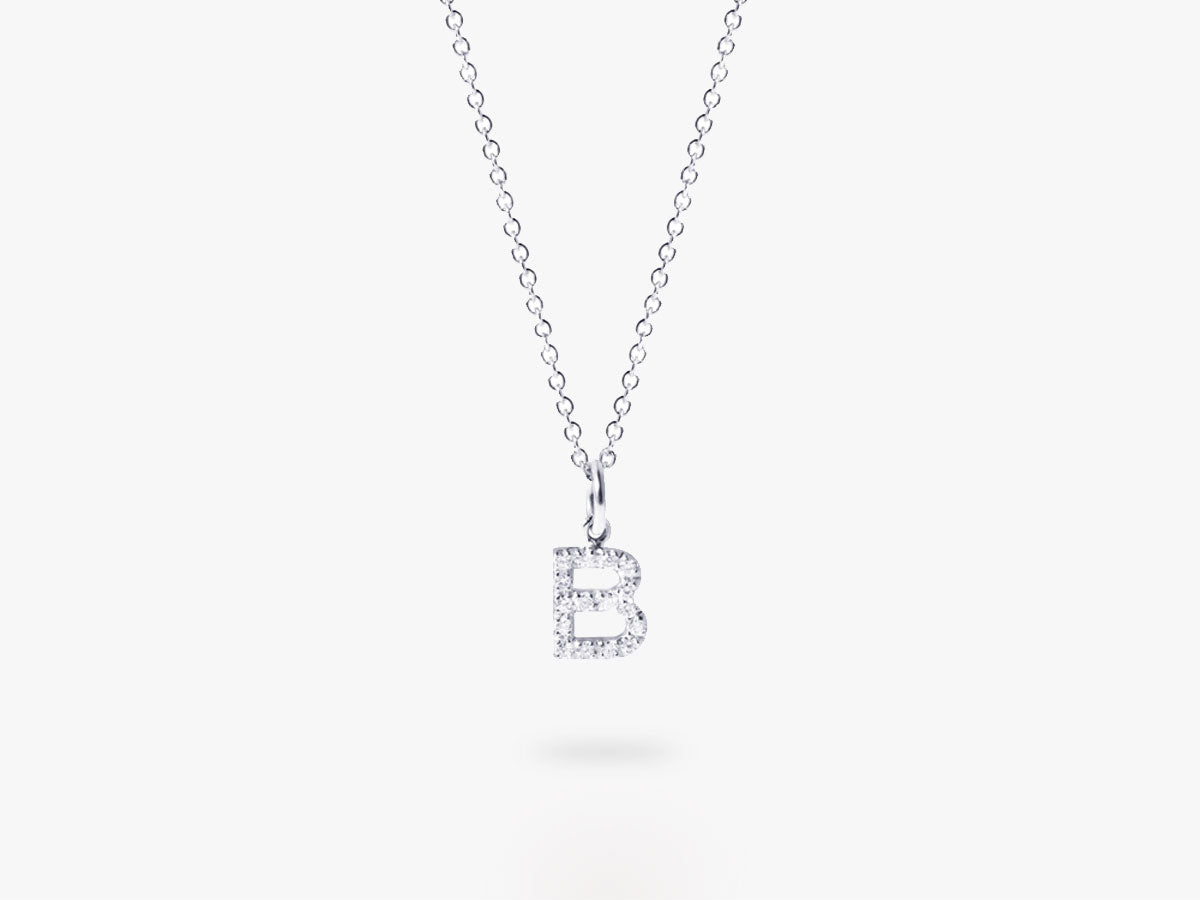DIAMOND LETTERS necklace