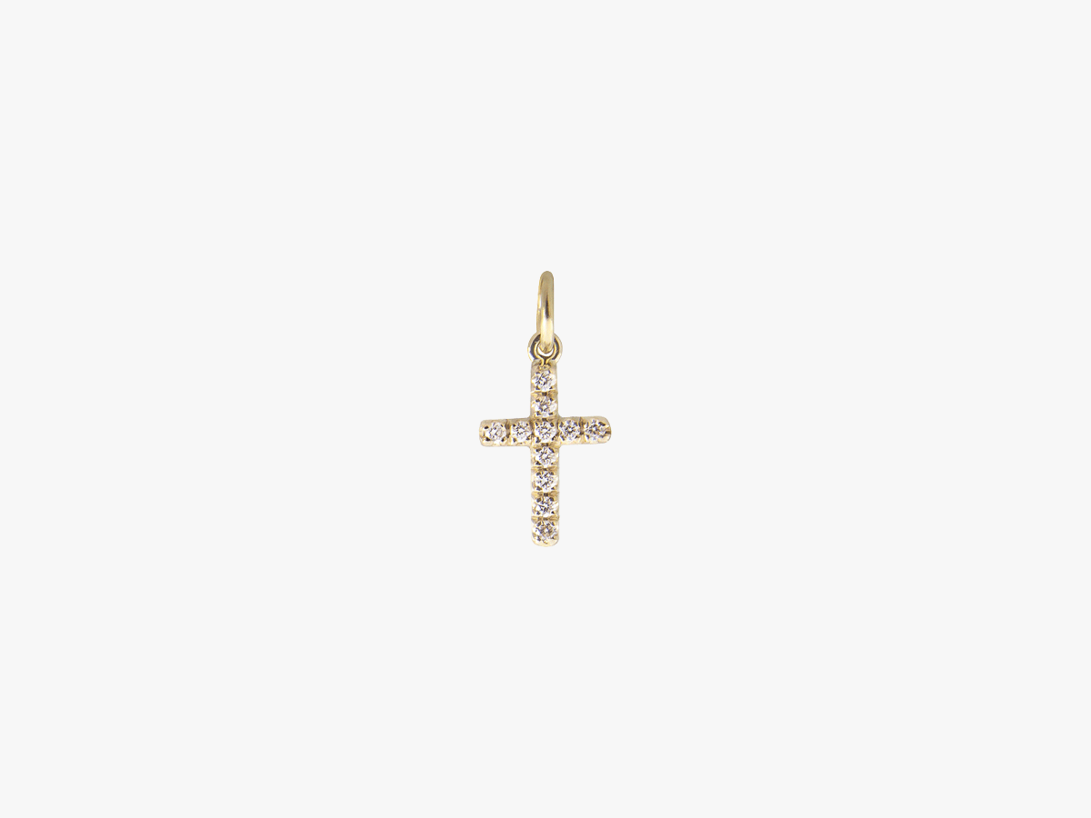 Cross Diamond Charm