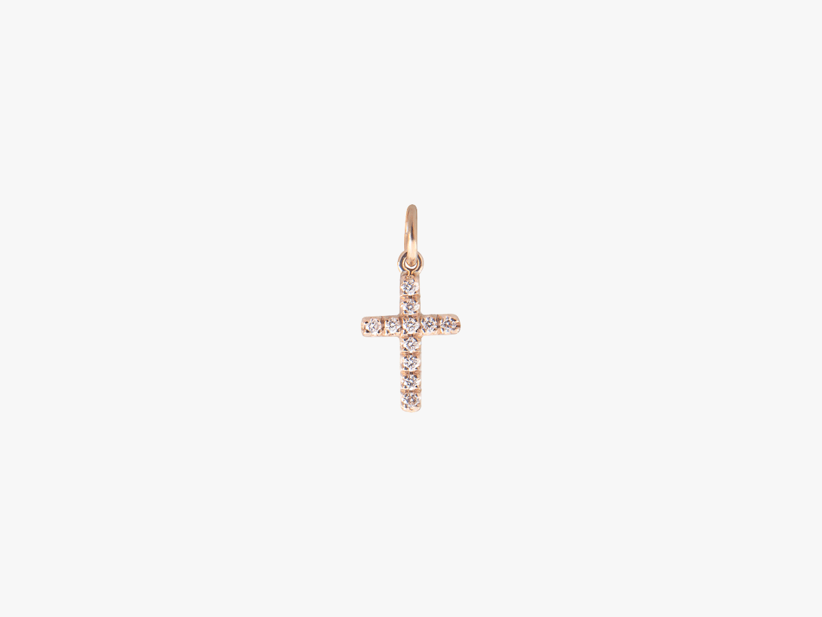 Cross Diamond Charm