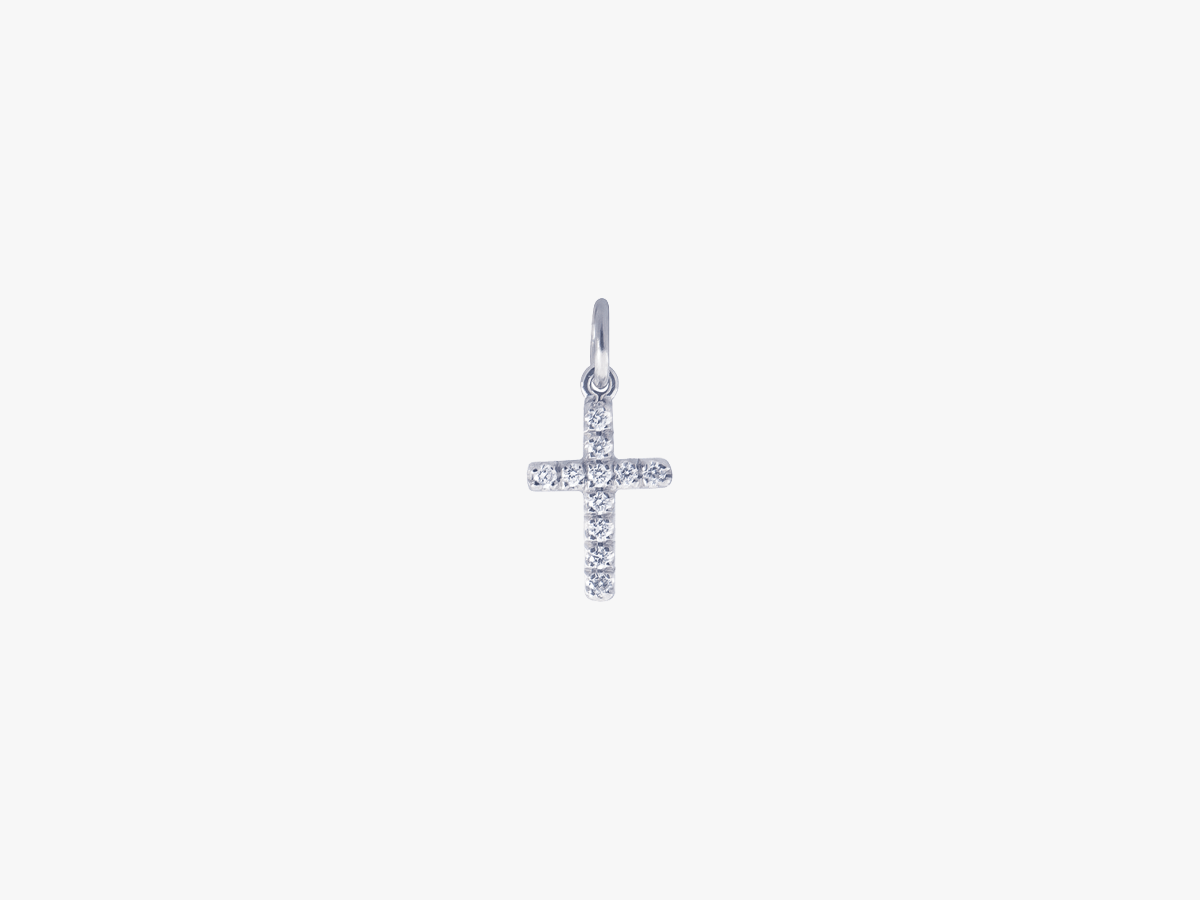 Cross Diamond Charm