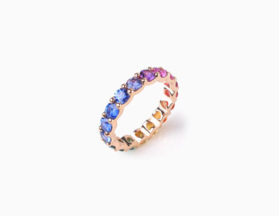 LOVE Eternity Ring  (hidden hearts)