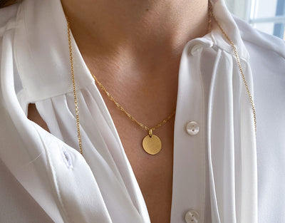 Medallion of LIFE Halskette (S) Silber & 9k Gold