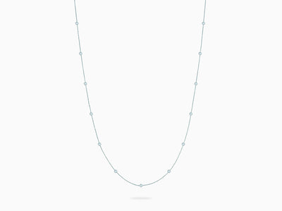 MERMAID Bezel Diamond Opera Halskette "petite"