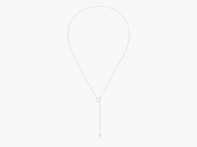 Orbit Lariat Diamant Halskette