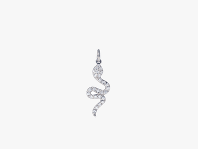 Snake Diamond Charm