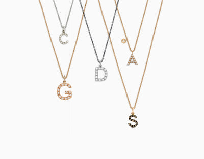 GRAND DIAMOND LETTERS NECKLACE