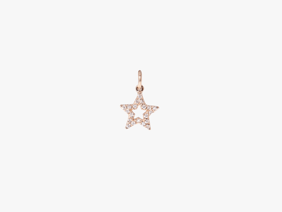 Stern Diamant Charm (open)