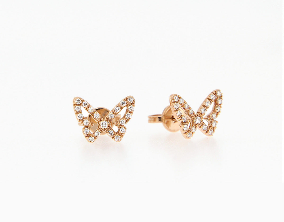 Butterfly Diamond Stud