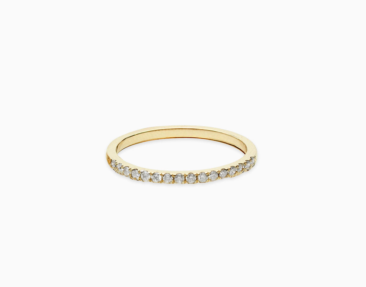 Fairy light Eternity diamond ring