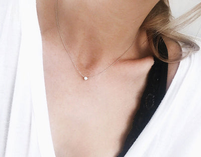 Gentle Brilliance - Collier de diamants Solitaire Zargen