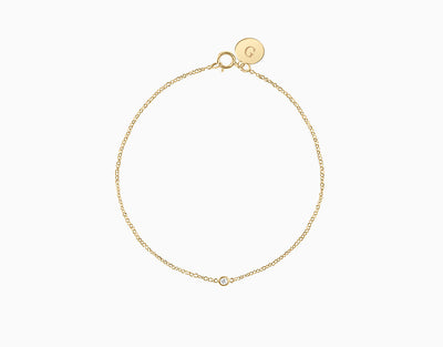 Solitaire Diamant Armkette